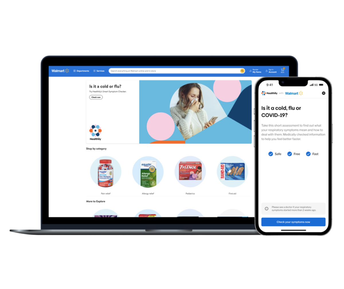 Increasing Conversion with Walmart's AI Symptom Checker